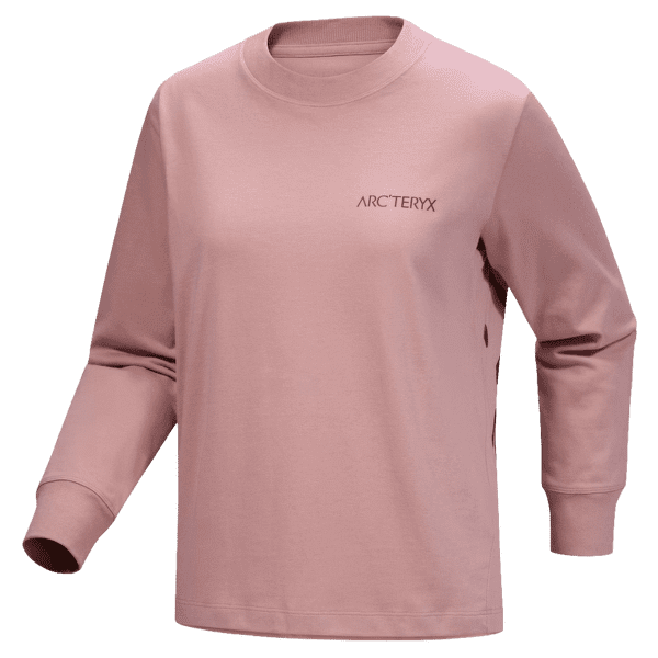 Tričko dlhý rukáv Arcteryx Kragg Cotton Bird Crew LS Women Bliss / Mars