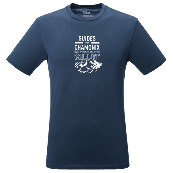 Tričko krátky rukáv Millet CDG Chamonix Logo TS SS Men SAPHIR NEW