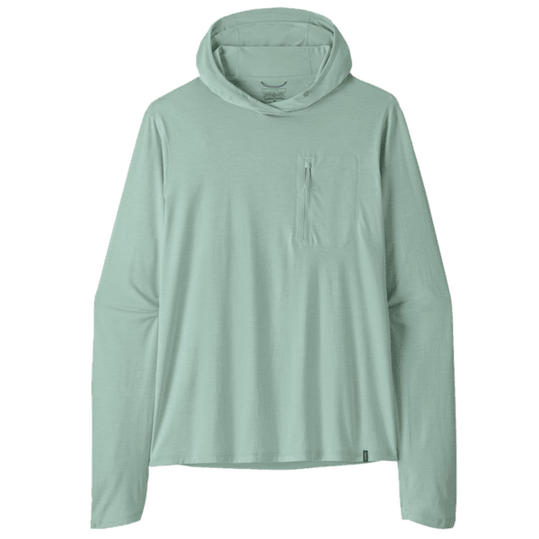 Tričko dlhý rukáv Patagonia Cap Cool Sun Hoody Men Thermal Blue - Thin Ice X-Dye