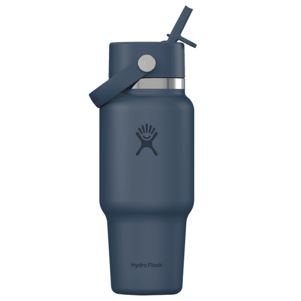 Termoska Hydro Flask 24 OZ WIDE FLEX STRAW TRAVEL BOTTLE Harbor Blue