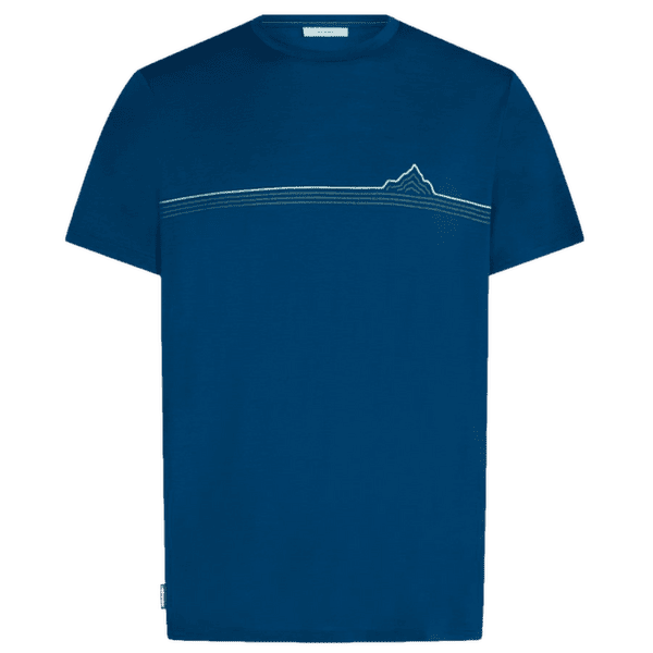 Tričko krátky rukáv Icebreaker Merino 150 Tech Lite SS Tee Range Stripes Men ATLANTIS