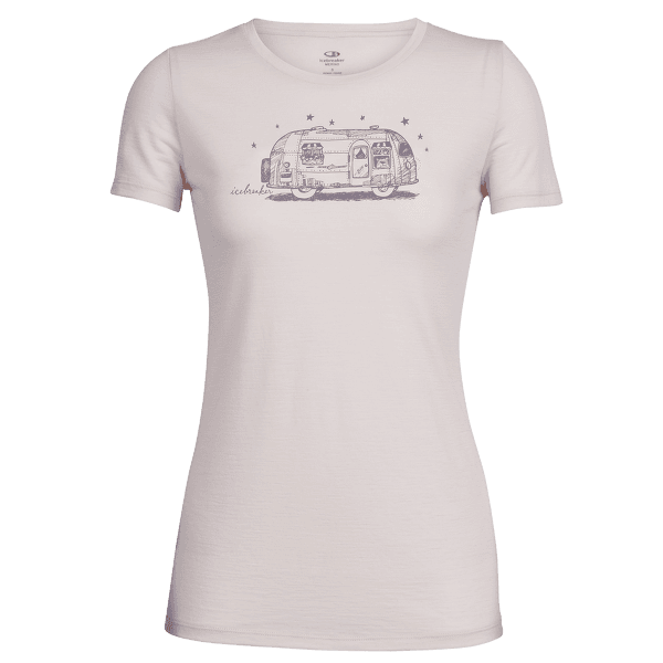 Tričko krátky rukáv Icebreaker Tech Lite SS Crewe Caravan Women Glow