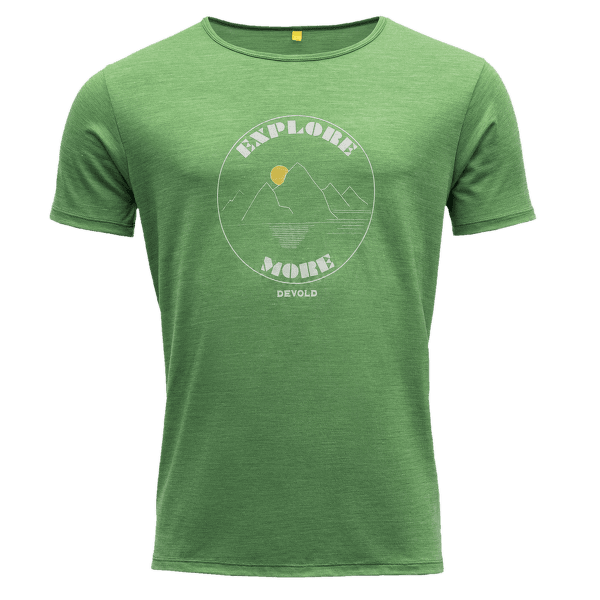 Tričko krátky rukáv Devold Explore More Tee Men CLOVER