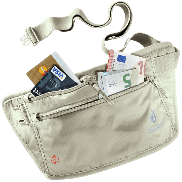 Peňaženka deuter Security Money Belt II RFID BLOCK sand