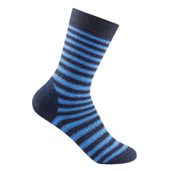 Ponožky Devold MULTI HEAVY KID SOCK 511 MISTRAL STRIPES