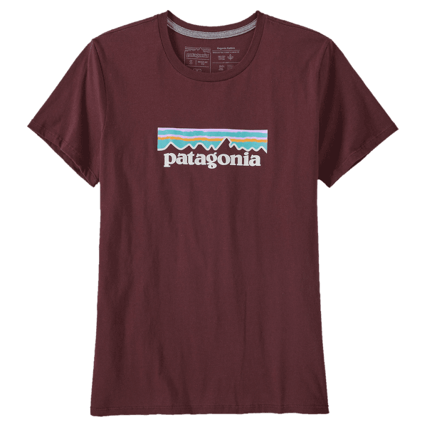 Tričko krátky rukáv Patagonia Pastel P-6 Logo Organic Crew T-Shirt Women Dark Ruby