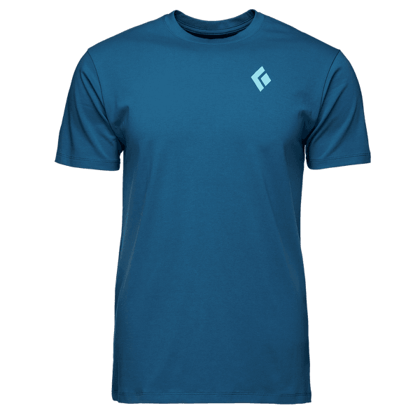 Triko krátký rukáv Black Diamond Mountain Badge Tee Men Astral Blue