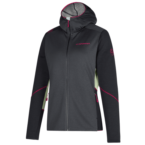 Mikina La Sportiva COSMIC HOODY Women Carbon/Celadon