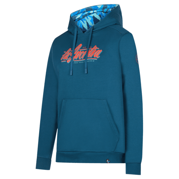 Mikina La Sportiva RETRO HOODY Women Storm Blue