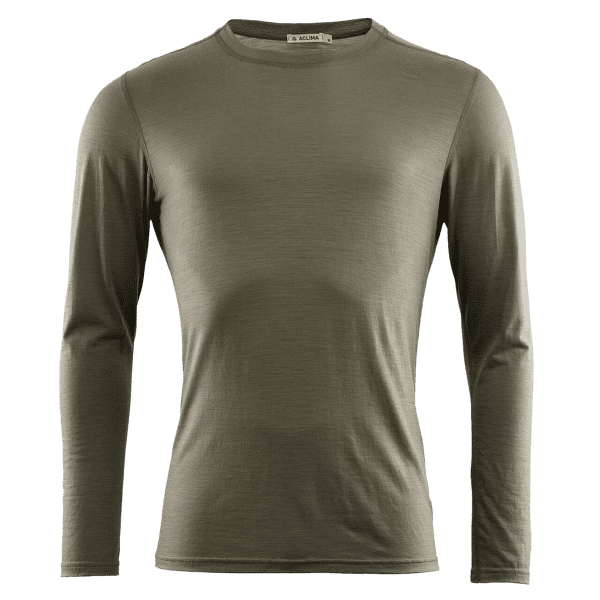 Tričko dlhý rukáv Aclima LightWool Undershirt Long Sleeve Men Ranger Green