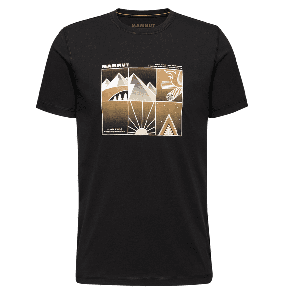 Tričko krátky rukáv Mammut Mammut Core T-shirt Outdoor Men black 0001