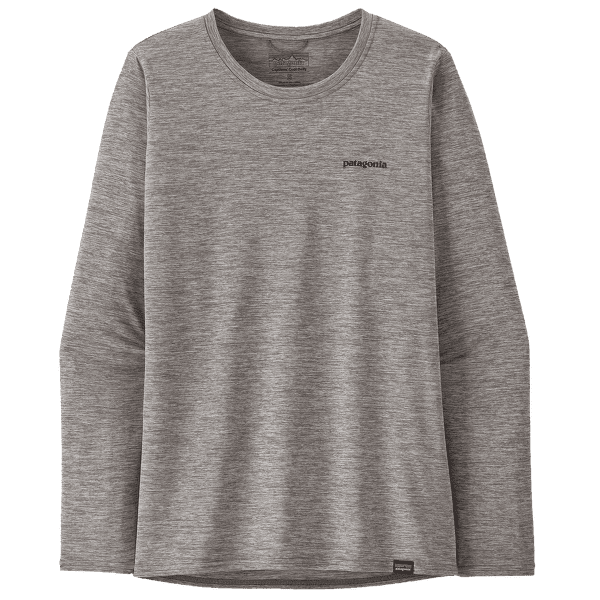 Tričko dlhý rukáv Patagonia Cap Cool Daily Graphic Shirt Waters Long Sleeve Women Fitz Roy Trout: Feather Grey