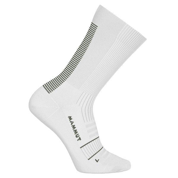 Ponožky Mammut Mountain Running Targeted Cushion Crew Socks 00821 white-jade