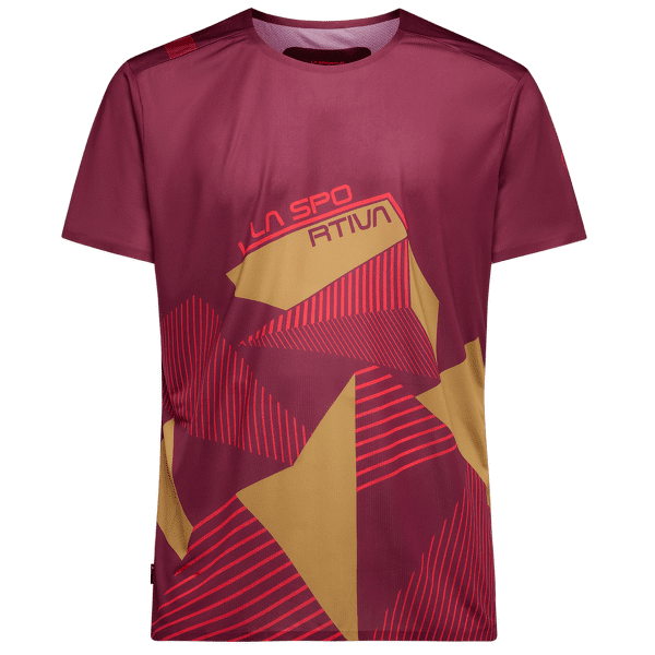 Tričko krátky rukáv La Sportiva COMP T-SHIRT Men Redwood/Savana