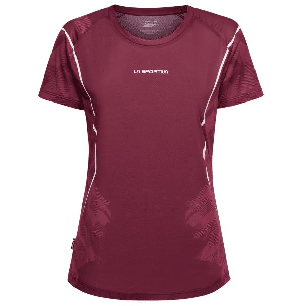 Tričko krátky rukáv La Sportiva PACER T-SHIRT Women Redwood/Chalk