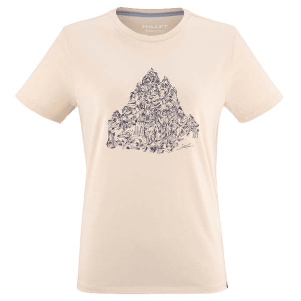 Tričko krátky rukáv Millet Cimai Collab TS SS Women VANILLA CREAM