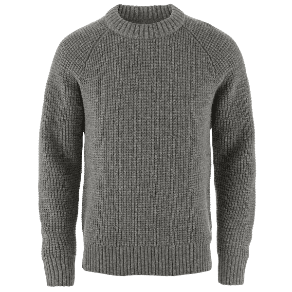 Svetr Fjällräven Övik Waffle Knit Men Grey 020