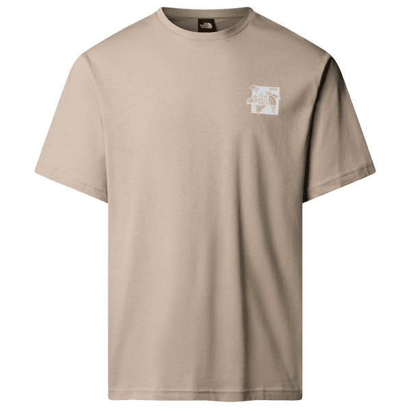 Tričko krátky rukáv The North Face CONNECT RELAXED SS TEE-GRAPHIC Men BOX MUSHROOM GREY