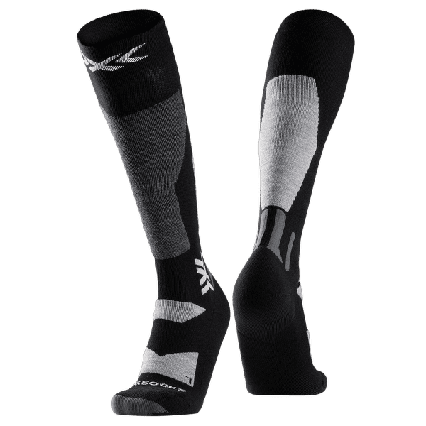 Podkolienky X-Bionic X-Socks® Snowboard Discover OTC X Black/Light Grey