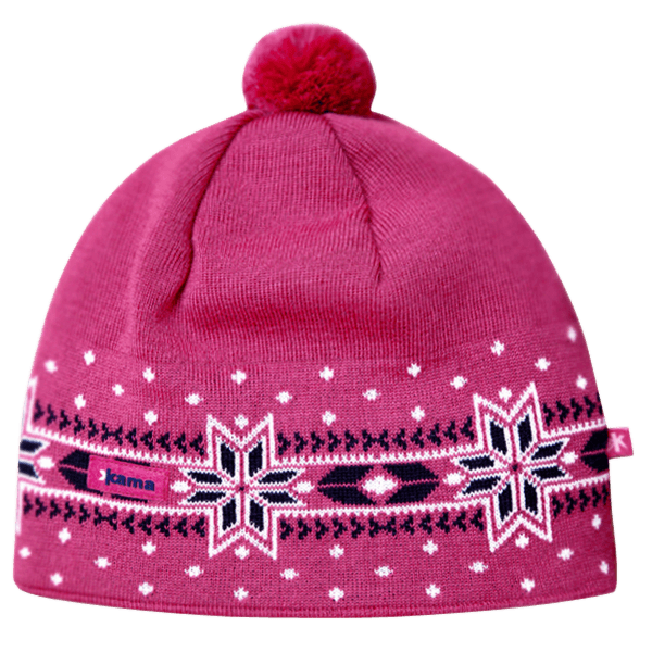 Čepice Kama AW13 Windstopper Knitted Hat Pink