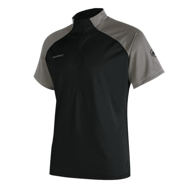 Triko krátký rukáv Mammut Atacazo Light Zip T-Shirt Men Black-titanium