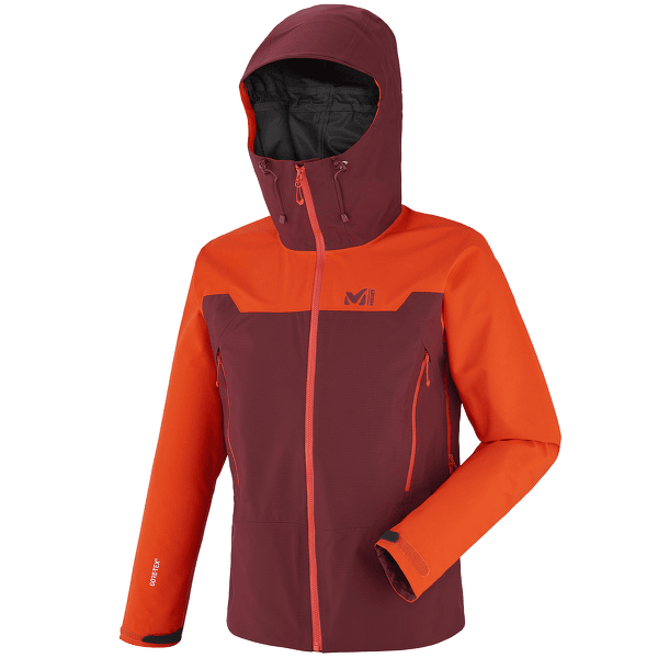 Bunda Millet Kamet 2 GTX Jacket Men BURGUNDY/ORANGE