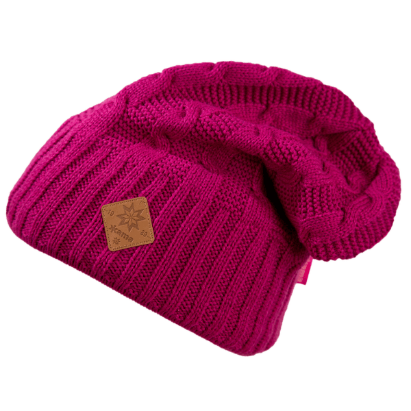 Čiapka Kama A107 Knitted Hat pink