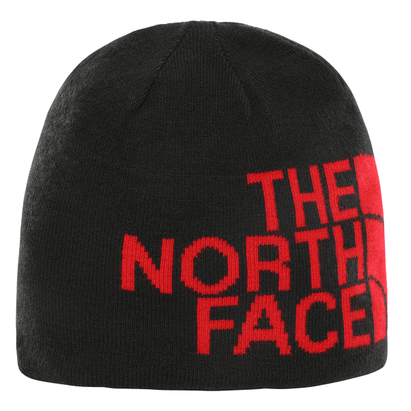 Čepice The North Face Reversible TNF Banner Beanie TNF BLACK/TNF RED LOGO XL