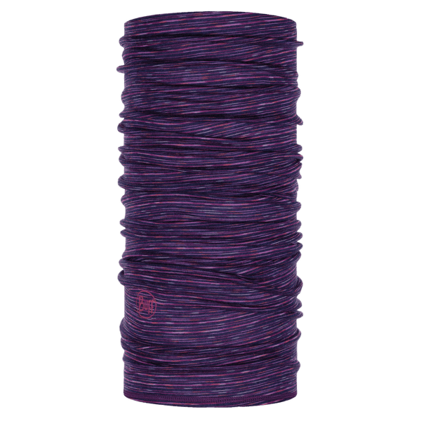 Šátek Buff Lightweight Merino Wool (117819) PURPLE MULTI STRIPES