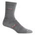 Ponožky Icebreaker Lifestyle Fine Gauge Crew Cadence Unisex Gritstone HTHR IBANS_00894