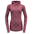 Triko dlouhý rukáv Devold Liadalsnipa Hoodie Women 740A Beetroot