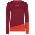 Tričko dlhý rukáv La Sportiva Dash Long Sleeve Women Red Plum/Paprika