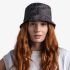 Čepice Buff TRAVEL BUCKET HAT Gline Black GLINE BLACK-GREY M/L