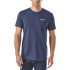 Triko krátký rukáv Patagonia P-6 Logo Organic T-Shirt Men Feather Grey