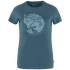 Arctic Fox Print T-Shirt Women Indigo Blue