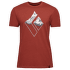 Triko krátký rukáv Black Diamond Mountain Logo SS Tee Men Red Rock