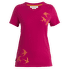 Merino Central Classic SS Tee Swarming Shapes Women ELECTRON PINK