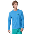 Triko dlouhý rukáv Patagonia L/S Cap Cool Daily Graphic Shirt Men Unity Fitz: Vessel Blue X-Dye