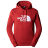 Mikina The North Face Light Drew Peak Pullover Hoodie Men IRON RED