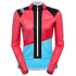 STRATOS VI Racing Jacket Women Hibiscus/Malibu Blue