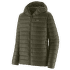 Down Sweater Hoody Men Pine Needle Green