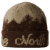 CABIN MOUNTAINSCAPE BEANIE SMOKEY BROWN/GRAVEL