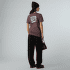 Triko krátký rukáv The North Face BOX NSE EDGE OF LIGHT INFILL RELAXED S Women ES9 TAWNY QUARTZ/TNF BLACK EDGE OF LIGHT PRINT