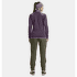 Bunda Ortovox FLEECE GRID JACKET WOMEN 39201 dark wild berry