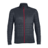 Bunda Icebreaker Helix LS Zip Men (103431) Stealth/Stealth/Oxblood
