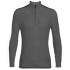 Lodge LS Half Zip Sweater Men Gritstone HTHR/Black