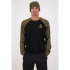 Triko dlouhý rukáv Mons Royale Icon Raglan Dark Olive / Black