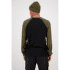 Triko dlouhý rukáv Mons Royale Icon Raglan Dark Olive / Black
