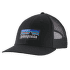Čiapka Patagonia P-6 Logo LoPro Trucker Hat Black