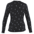 Tričko dlhý rukáv Icebreaker Merino 200 Oasis LS Crewe Ski Day Women BLACK/AOP